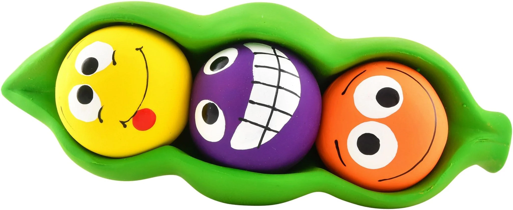 Three Peas in a Pod Latex Dog Toy - Buy Pet Shop