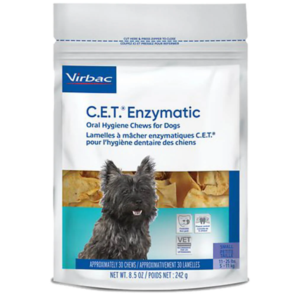 Virbac C.E.T. Enzymatic Oral Chews for Dogs - Buy Pet Shop