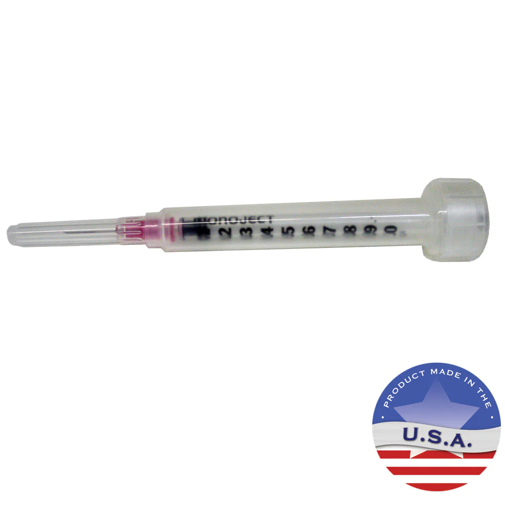 Rx Monoject Tuberculin (TB) Syringe with Needle - Buy Pet Shop