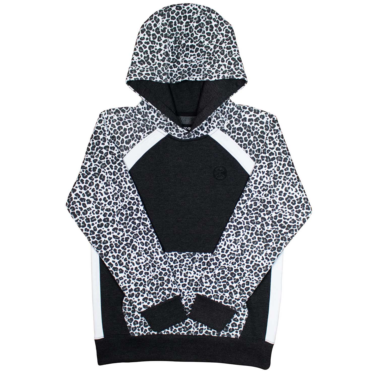 Hooey Savannah Ladies' Hoodie, Black & White Cheetah - Buy Pet Shop