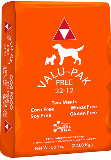 Valu-Pak Free 22-12 Dry Dog Food (Orange Bag), 50 lb - Buy Pet Shop