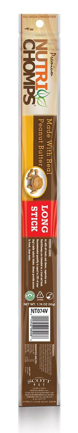NutriChomps 15��? Peanut Butter Long Stick - Buy Pet Shop