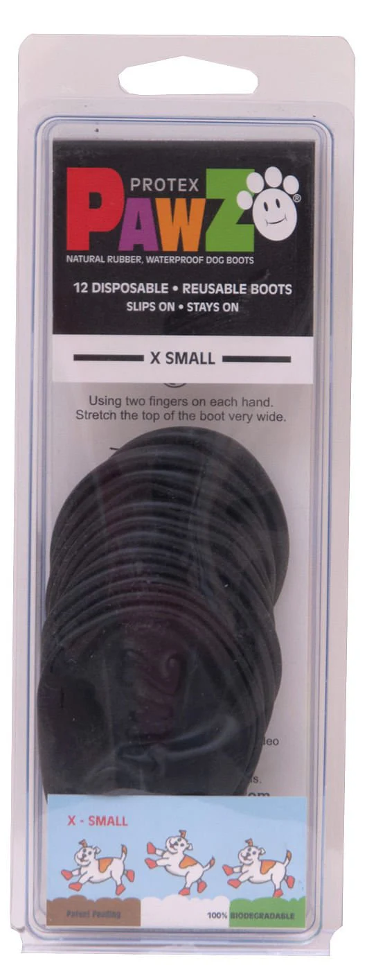 PawZ Dog Boots, Black, 12 pk - Buy Pet Shop