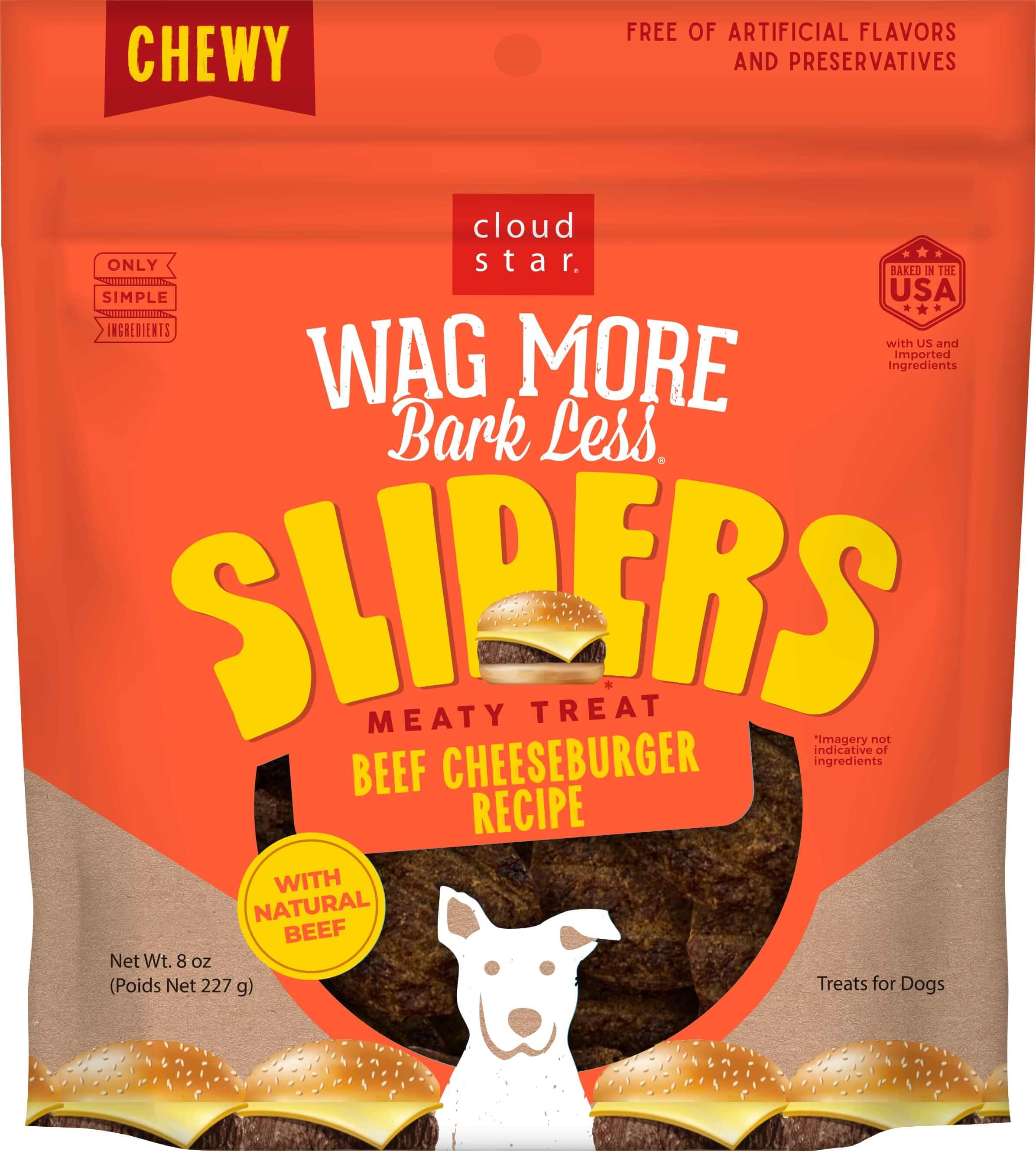 Cloud Star Wag More Bark Less Sliders Dog Treats, 8 oz - Buy Pet Shop