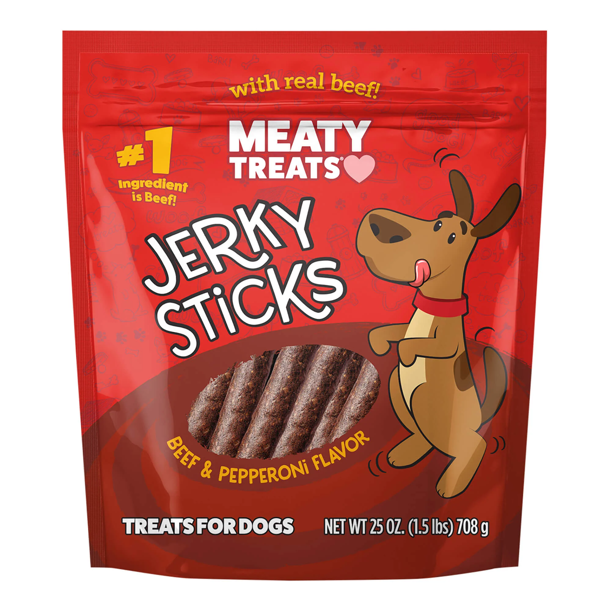 Meaty Treats Beef/Pepperoni Sticks, 22.5 oz - Buy Pet Shop