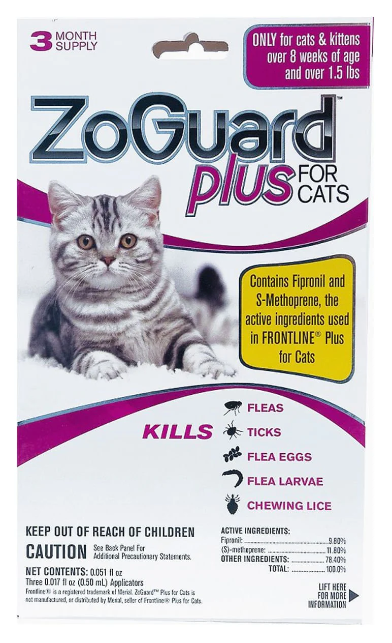 ZoGuard Plus for Cats, 3 pack - Buy Pet Shop