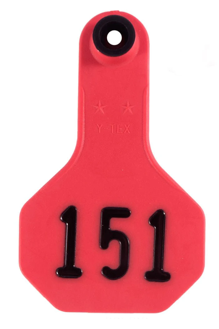 Y-Tex Numbered 2-Piece Ear Tags, 25 ct - Buy Pet Shop