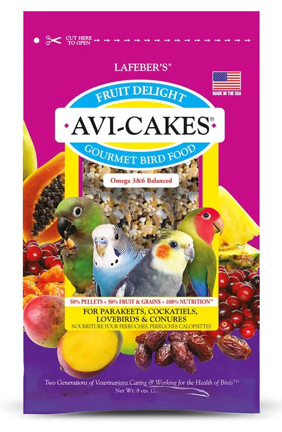 Lafeber Fruit Delight Avi-Cakes for Small Birds, 8 oz - Buy Pet Shop