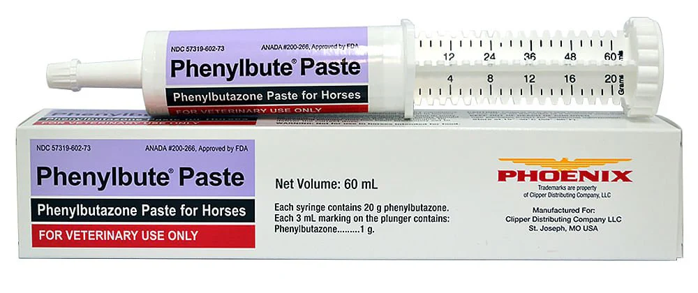 Rx Phenylbute Paste (phenylbutazone paste) for Horses, 60 mL - Buy Pet Shop