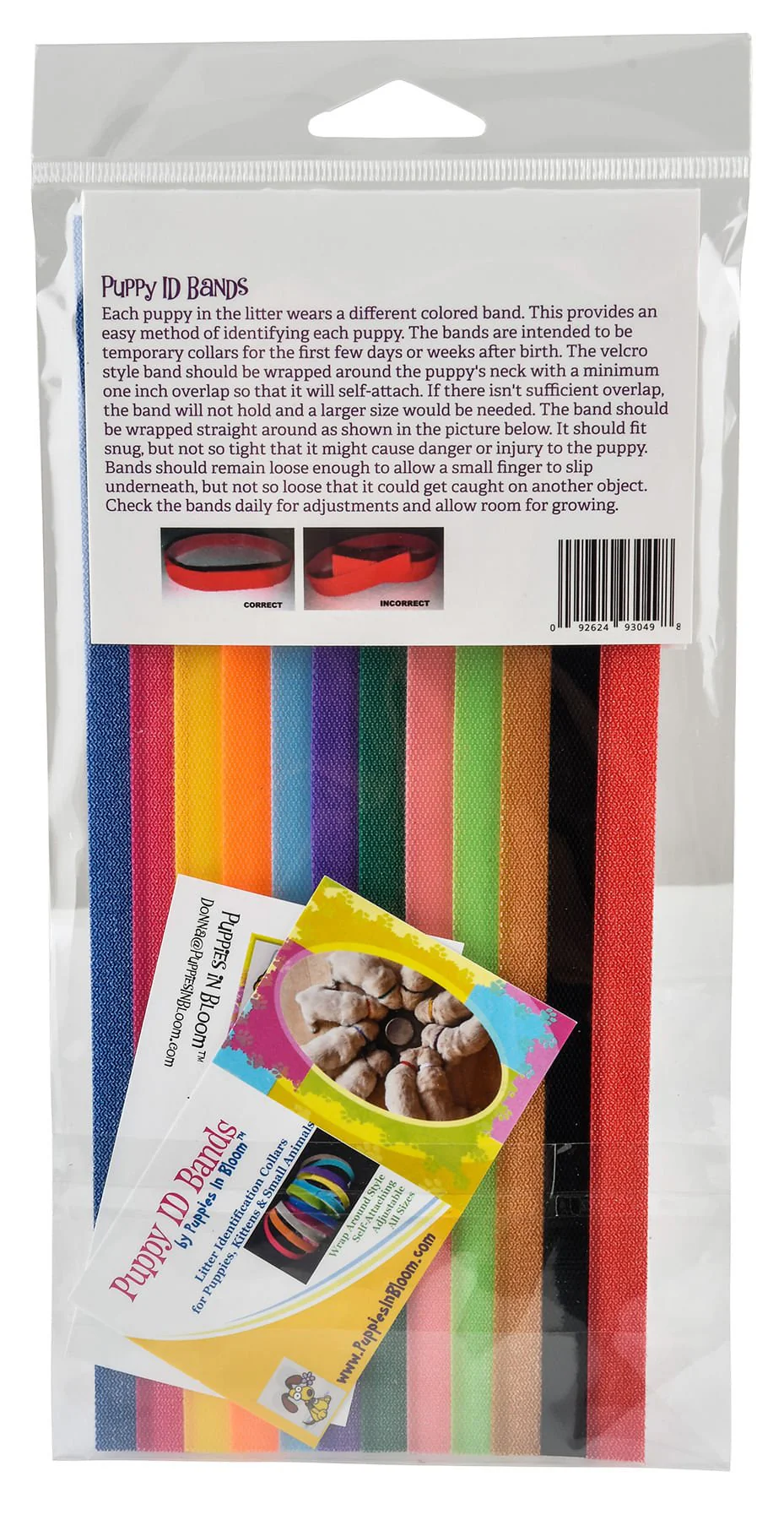 Puppies in Bloom Puppy ID Bands - Buy Pet Shop