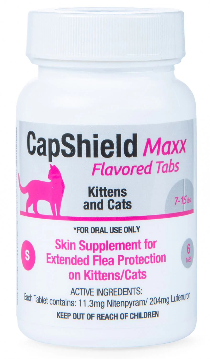 CapShield Maxx Flavored Tabs for Cats, 7-15 lbs - Buy Pet Shop