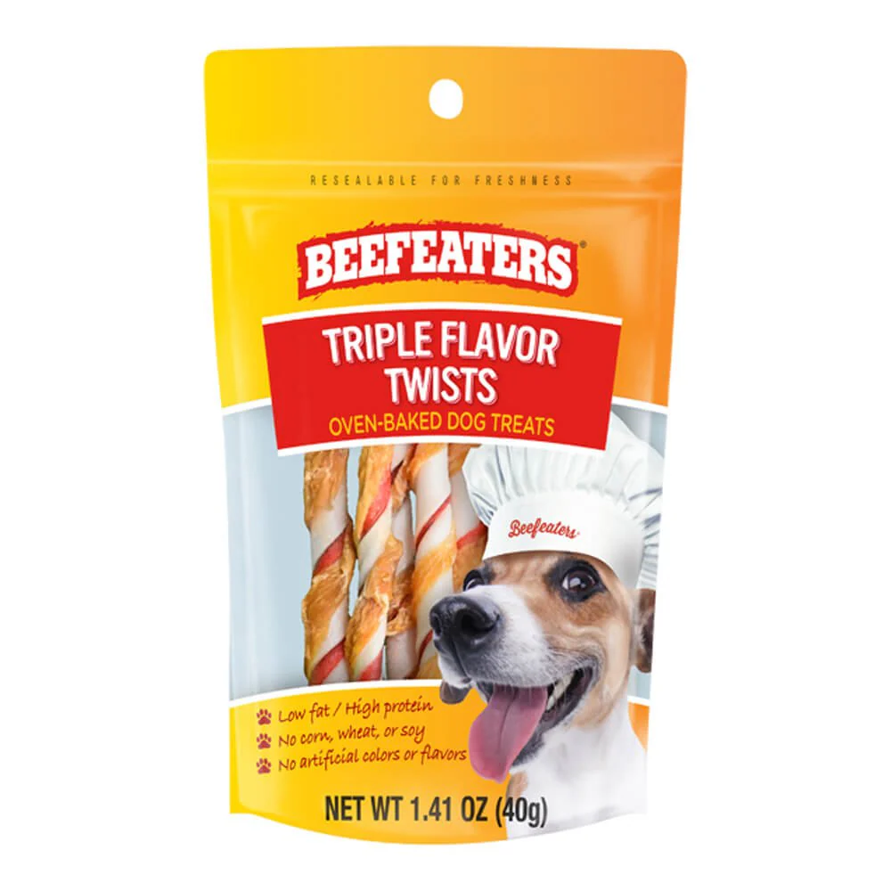 Beefeaters Triple Flavor Twists, 1.41 oz, Case of 12 - Buy Pet Shop