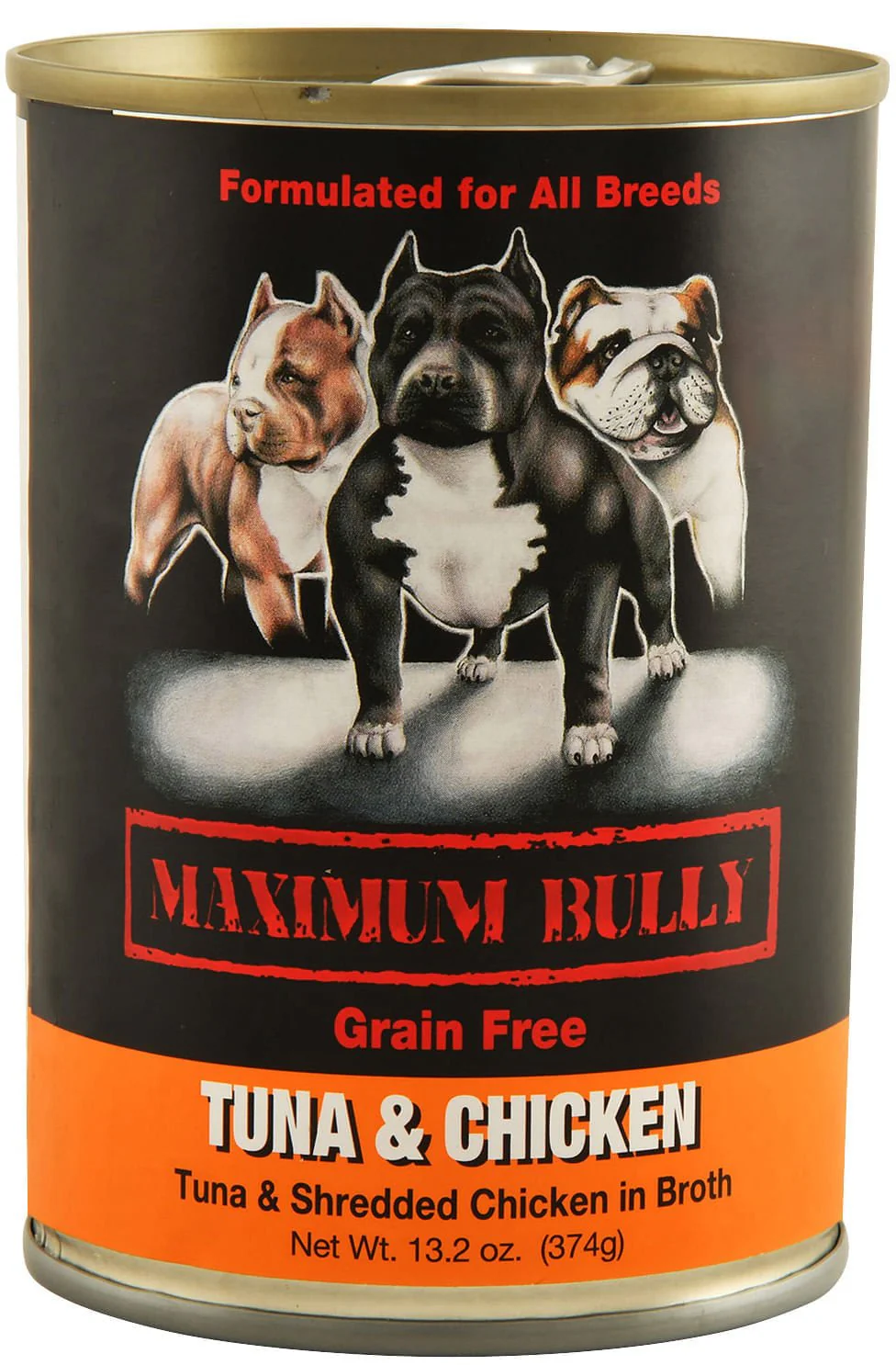Maximum Bully Tuna & Shredded Chicken in Broth, 13.2 oz - Buy Pet Shop
