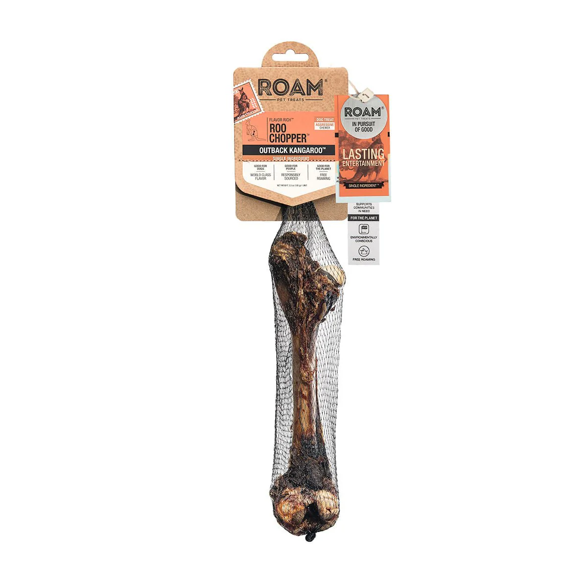 Roam Dog Treats, Large Roo Chopper, Kangaroo Femur - Buy Pet Shop