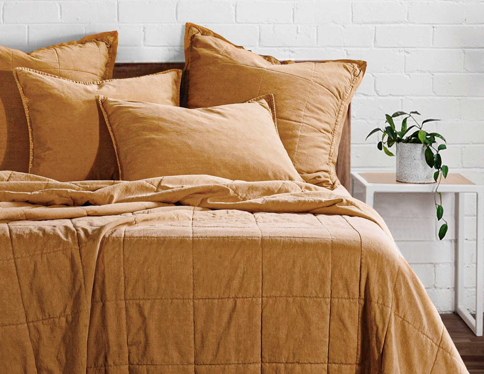 Stonewashed Cotton Canvas Coverlet - Buy Pet Shop