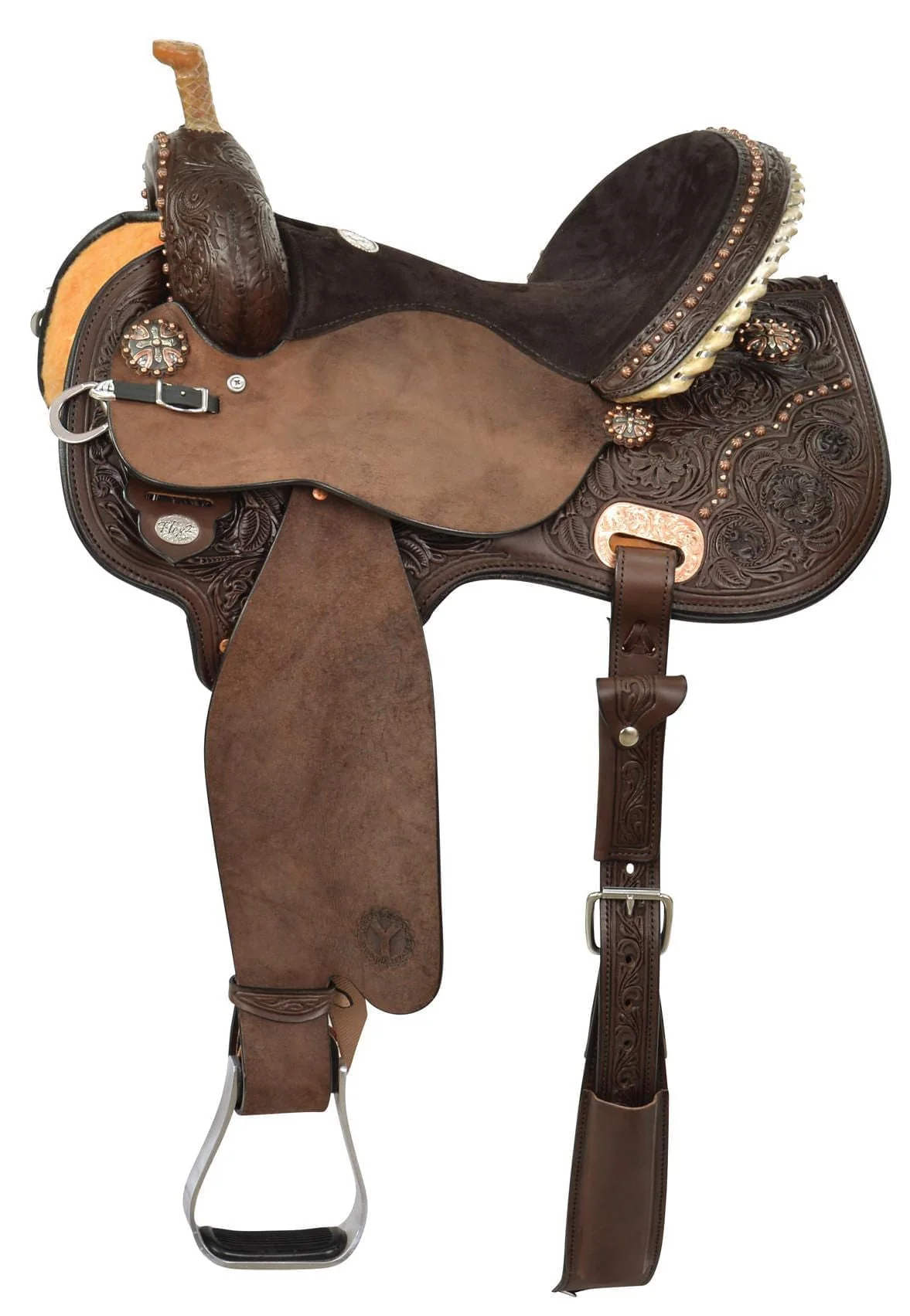 Kenda Lenseigne Black Powder Mounted Shooter Saddle, Regular, Chocolate - Buy Pet Shop