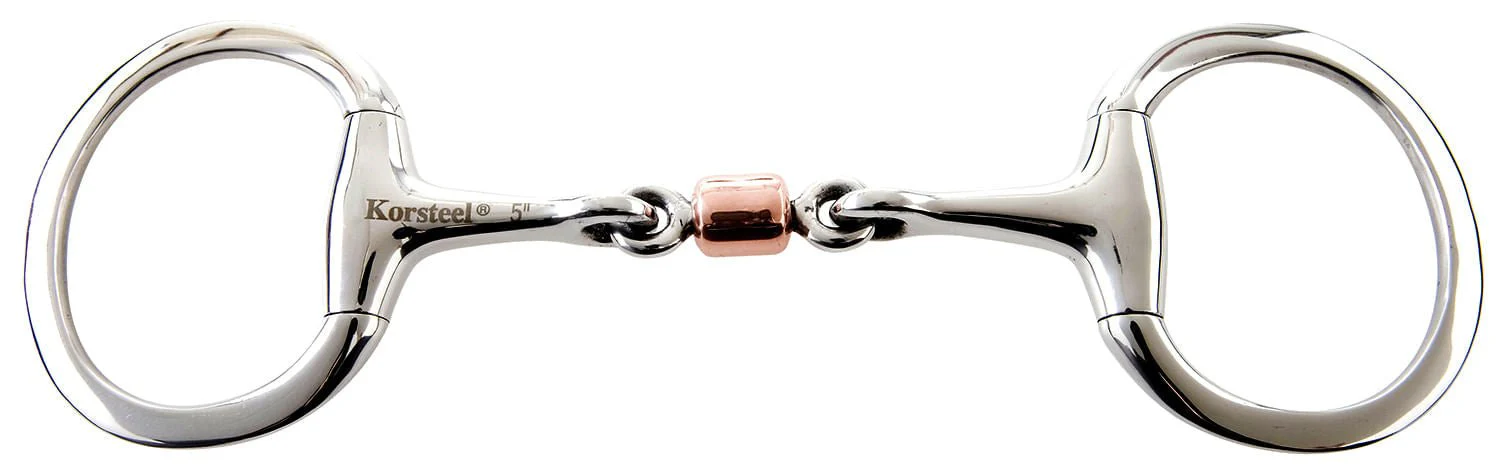 Korsteel Copper Roller Mouth Eggbutt Snaffle Bit - Buy Pet Shop