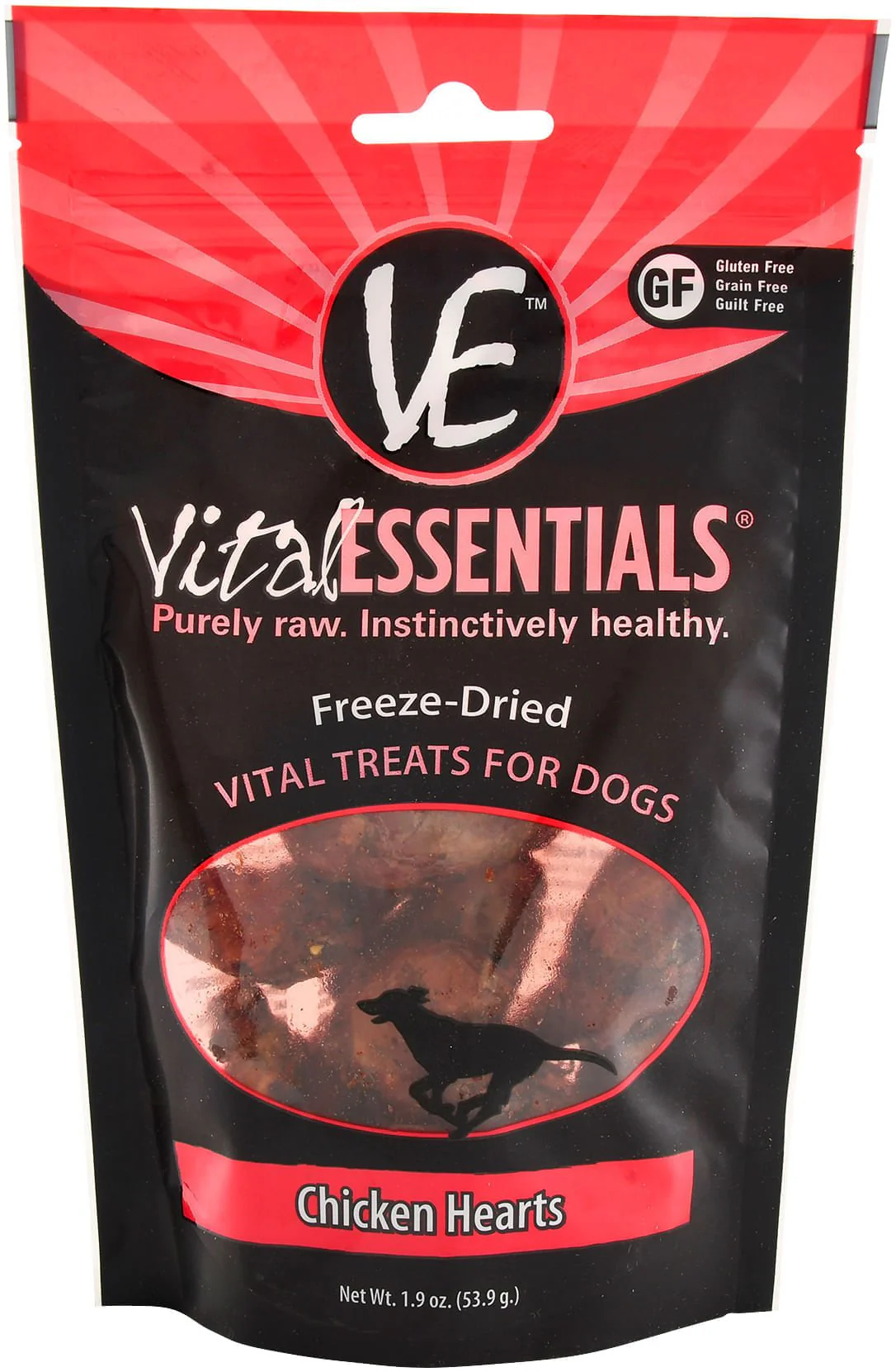 Vital Essentials Freeze-Dried Chicken Hearts Dog Treats - Buy Pet Shop