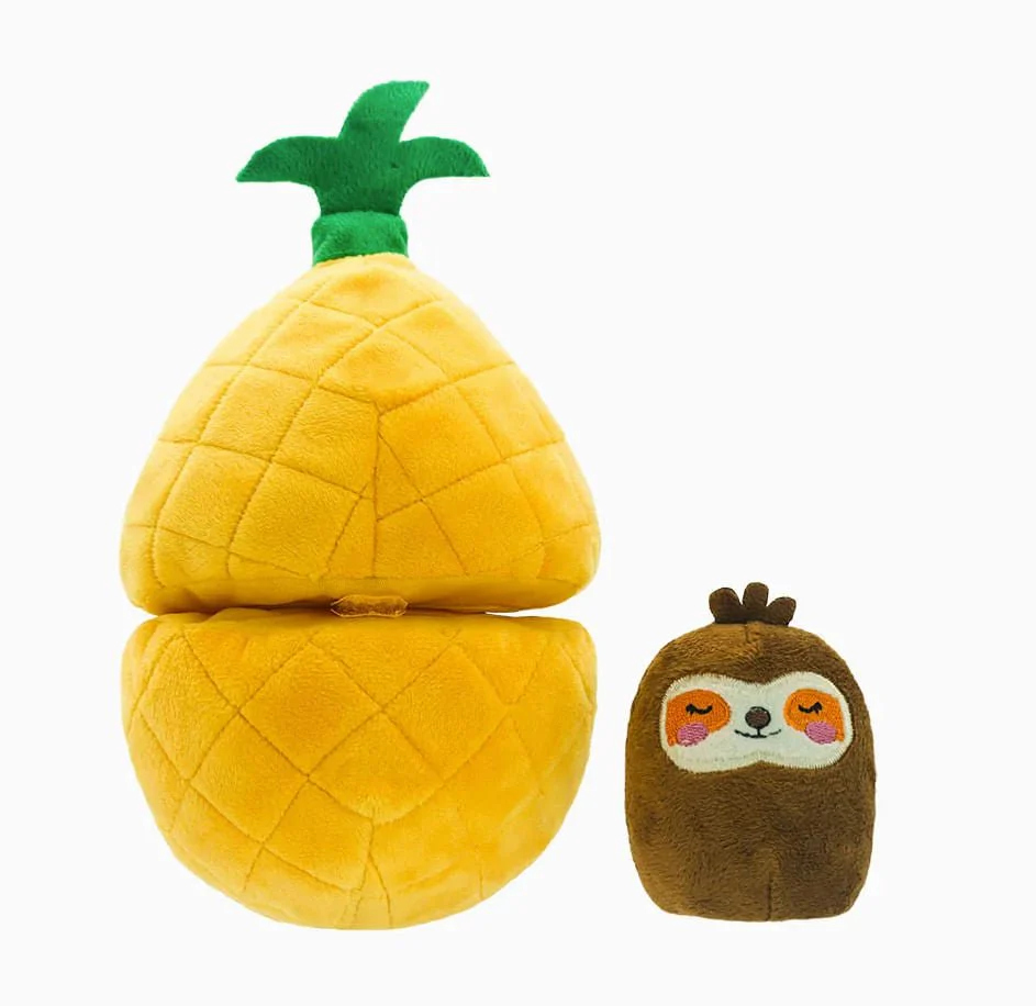 Hugsmart Pineapple Fruity Critterz Squeaker Dog Toy - Buy Pet Shop