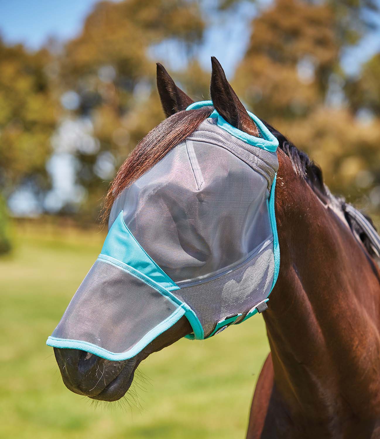Weatherbeeta ComFITec Deluxe Fine Mesh Horse Fly Mask with Nose - Buy Pet Shop