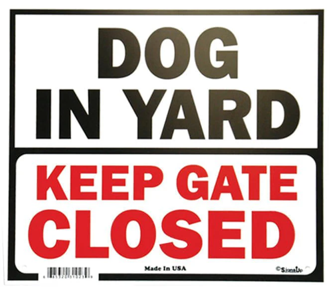Gate Signs - Buy Pet Shop