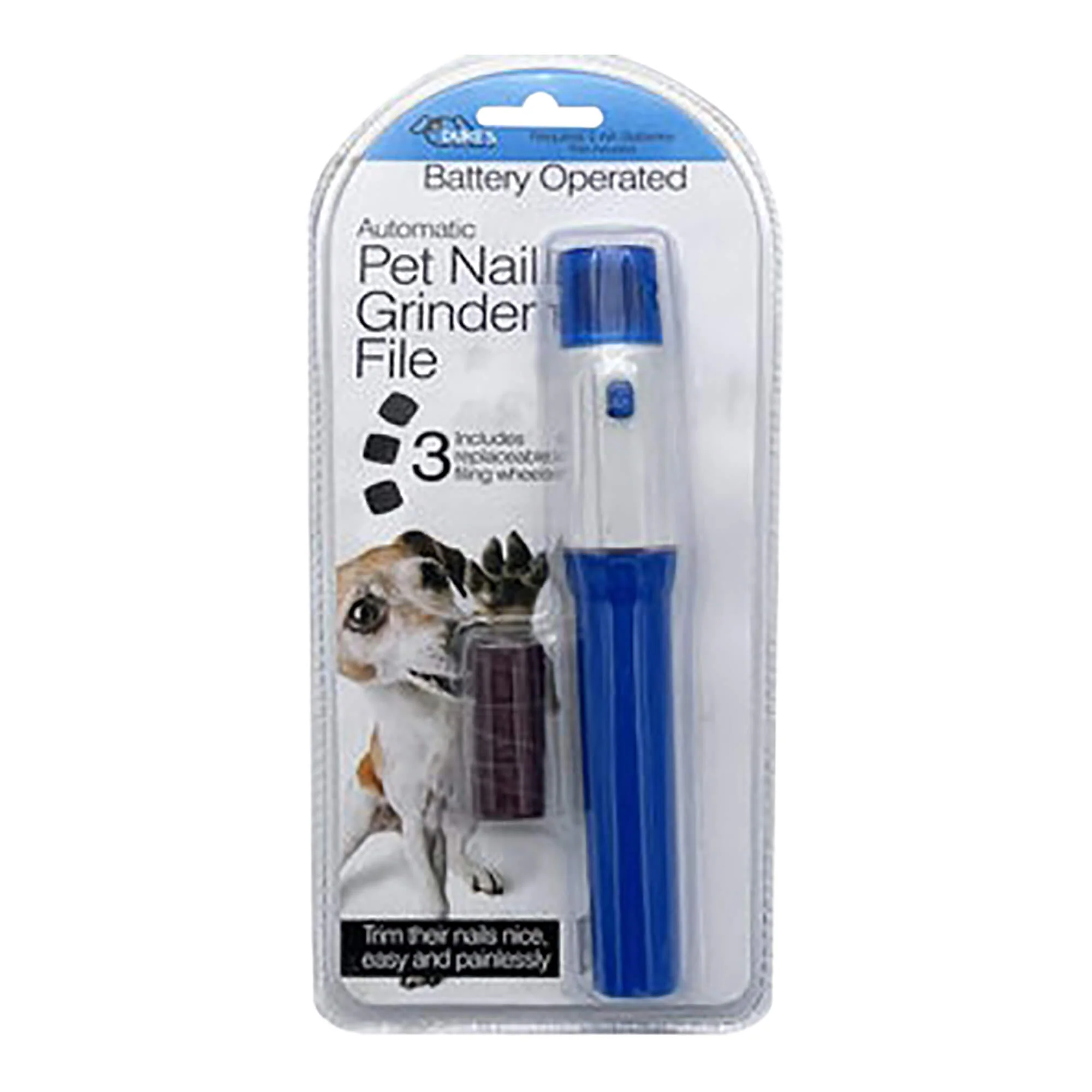 Battery-Operated Automatic Pet Nail Grinder File - Buy Pet Shop