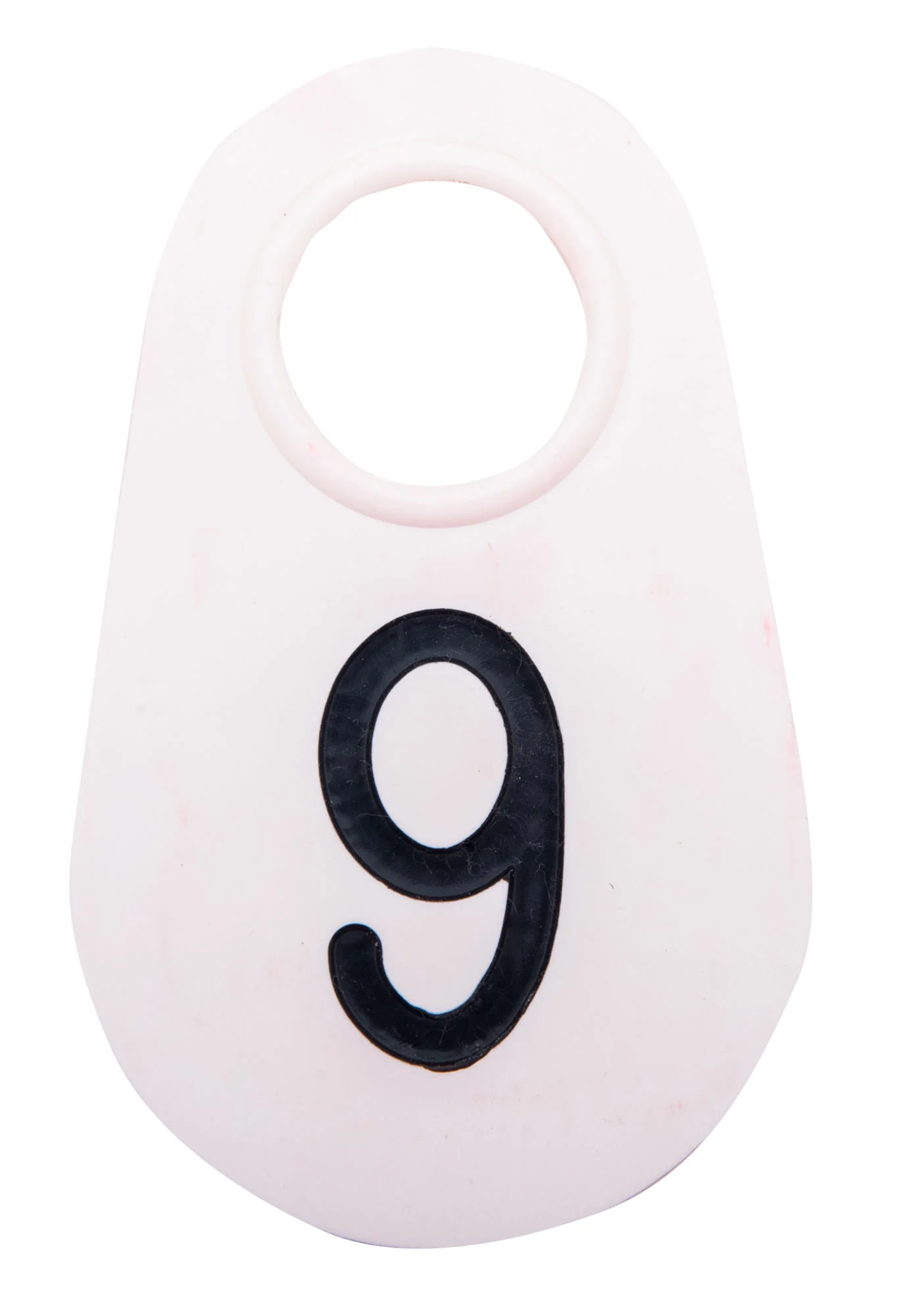 Bock's White Nylon Numbered Identification Tags, 1-100, Single Tag - Buy Pet Shop