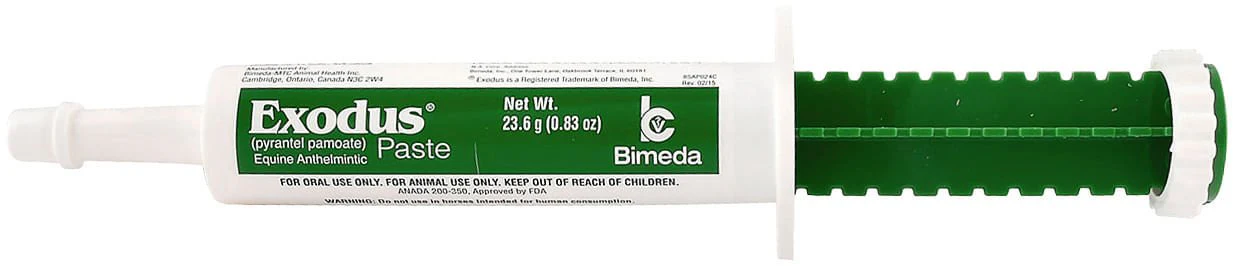 Exodus Pyrantel Pamoate Horse Dewormer Paste - Buy Pet Shop