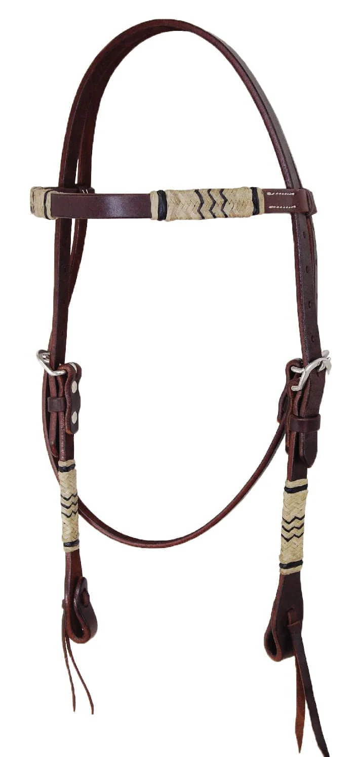 Rawhide Braided Browband Headstall - Buy Pet Shop