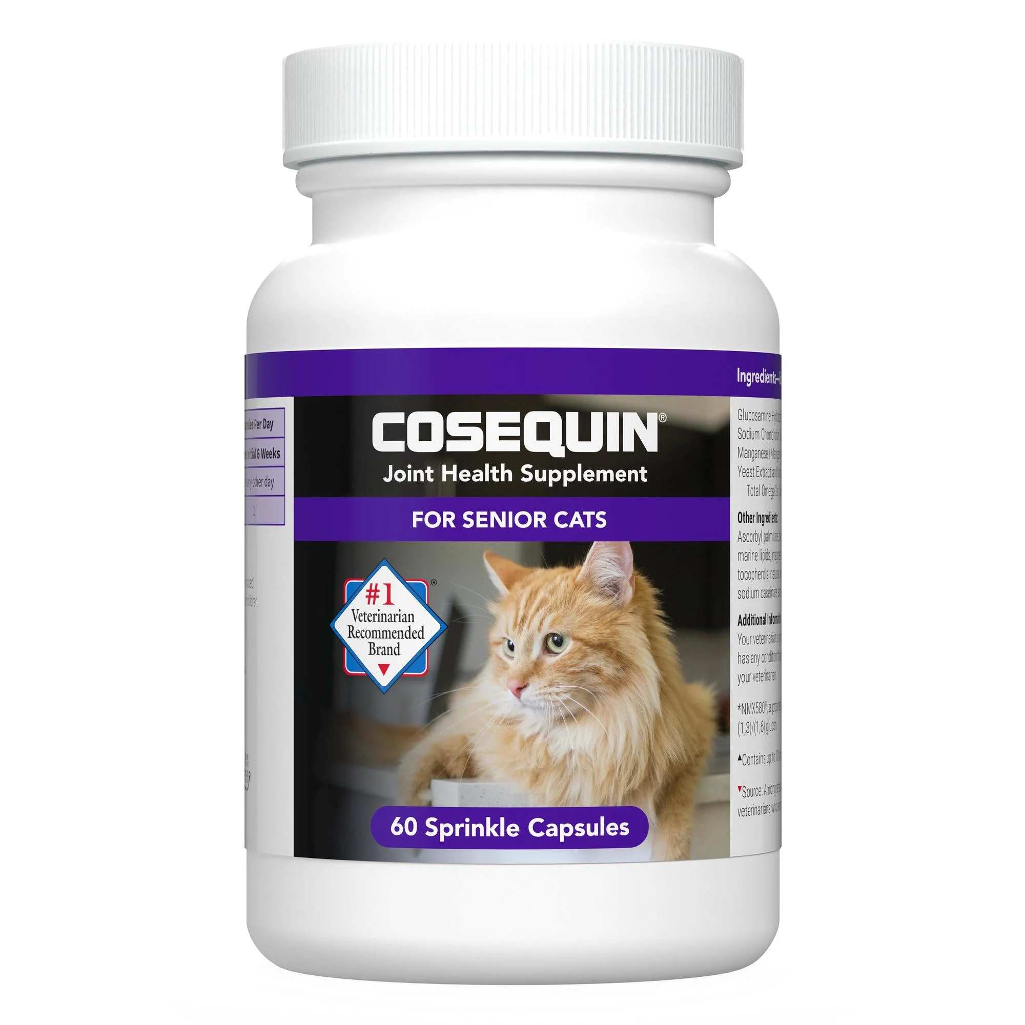 Nutramax Cosequin Senior Joint Health Supplement for Cats, 60 Sprinkle Capsules - Buy Pet Shop