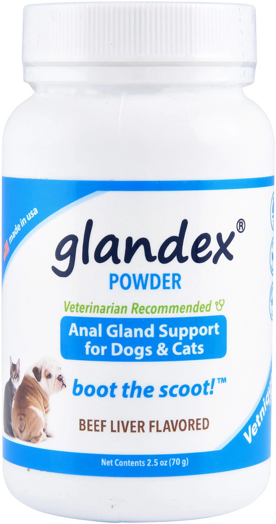 Glandex Powder for Dogs and Cats, Beef Liver Flavor - Buy Pet Shop