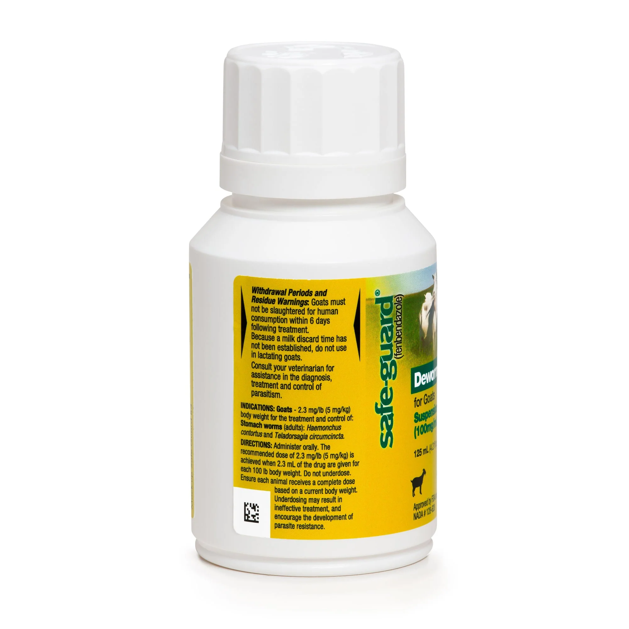 Safe-Guard Goat Dewormer (10% Suspension), 125 mL - Buy Pet Shop