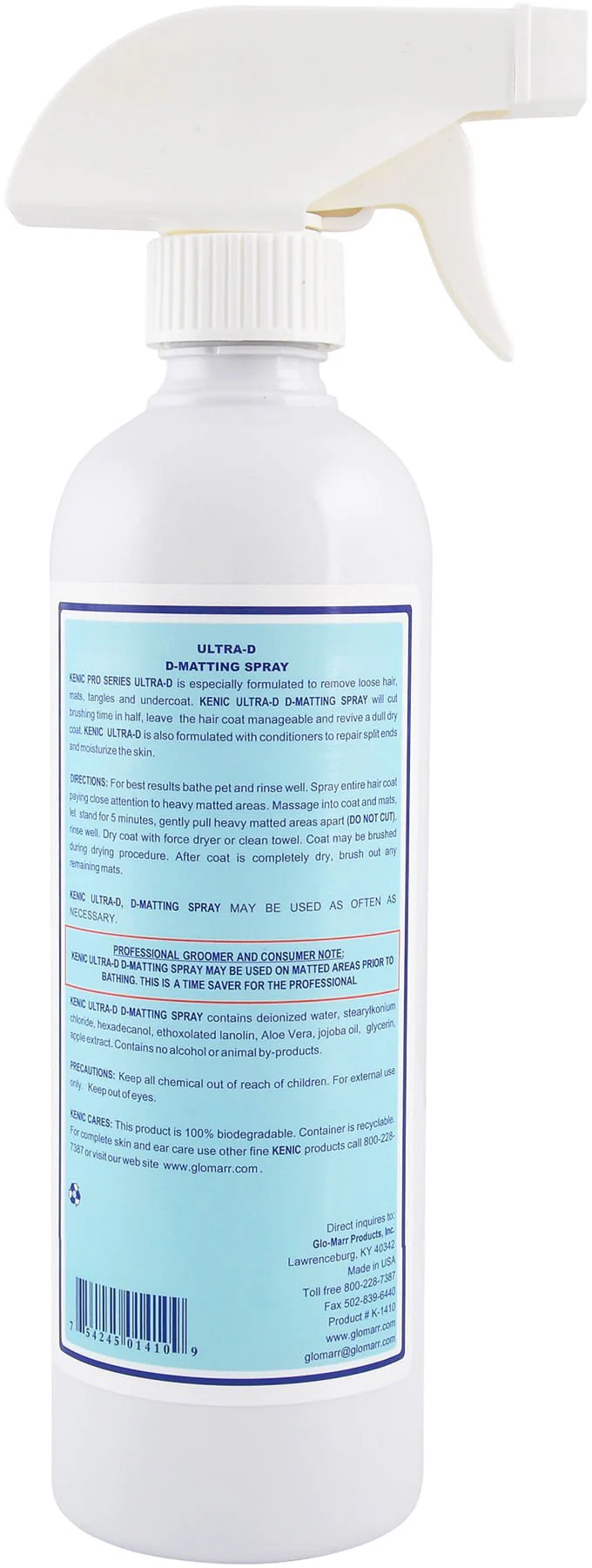 Ultra-D Pro Series D-Matting Spray - Buy Pet Shop