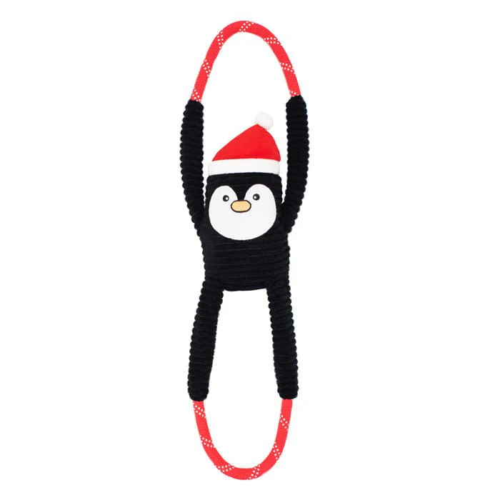 Zippy Paws Holiday RopeTugz Penguin - Buy Pet Shop