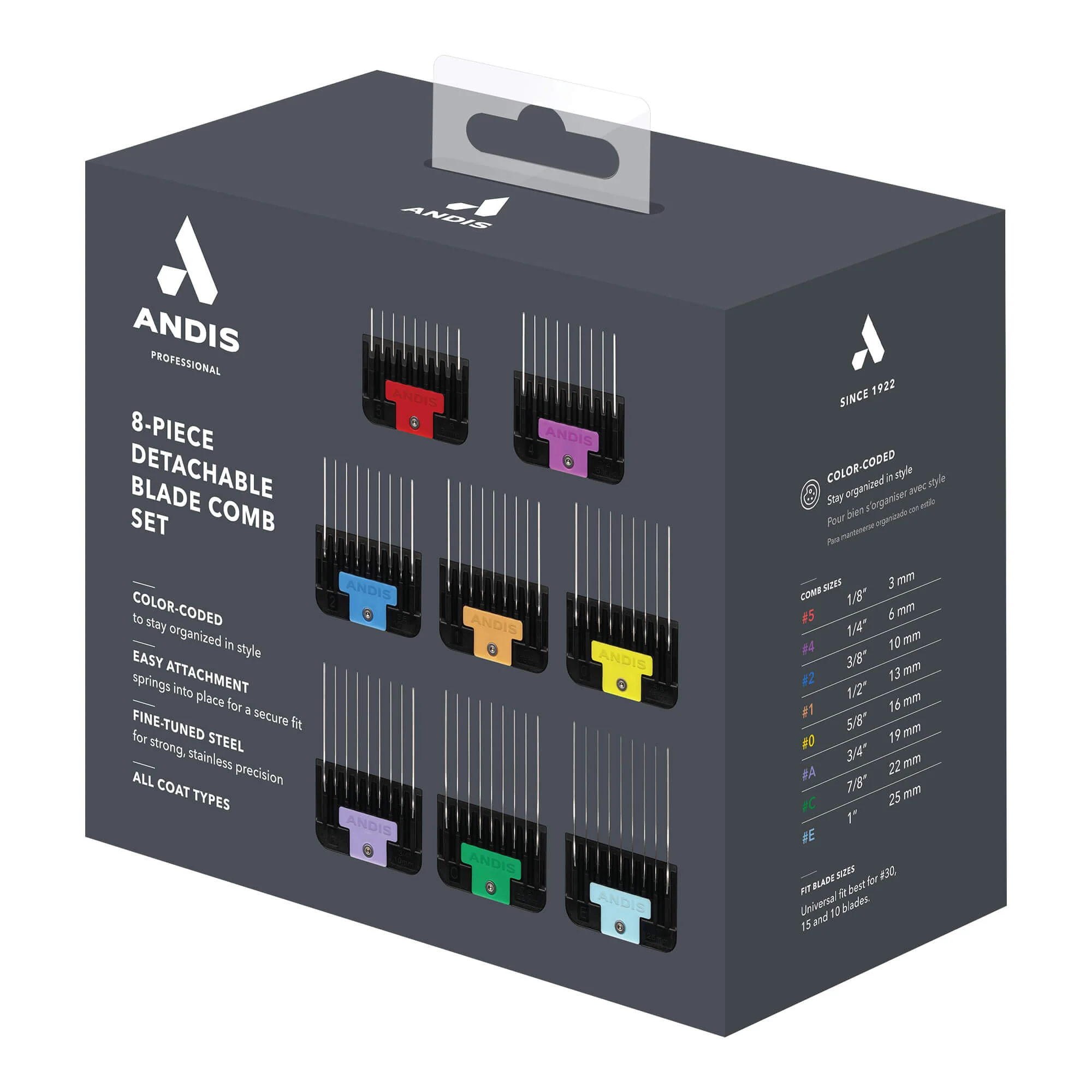 Universal Stainless Steel Combs-8 piece - Buy Pet Shop