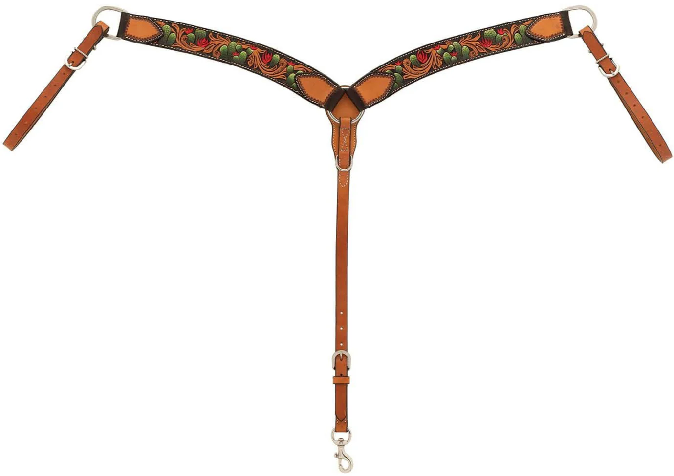 Weaver Turquoise Cross Cactus Contoured Breast Collar - Buy Pet Shop