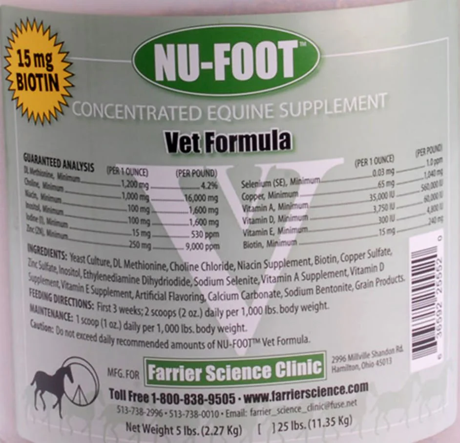Nu-Foot Concentrated Equine Supplement - Buy Pet Shop