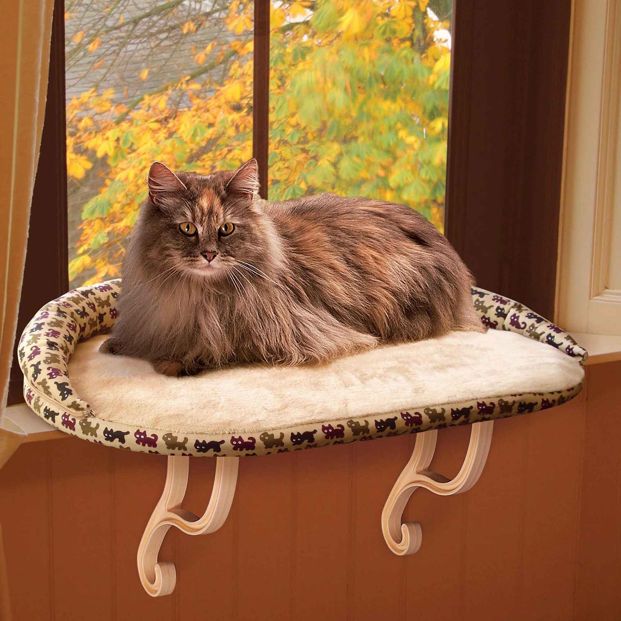 K&H Pet Products Deluxe Kitty Sill with Removable Bolster - Buy Pet Shop