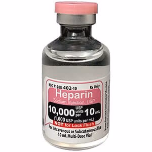 Rx Heparin Injection for Dogs, Cats, & Horses - Buy Pet Shop