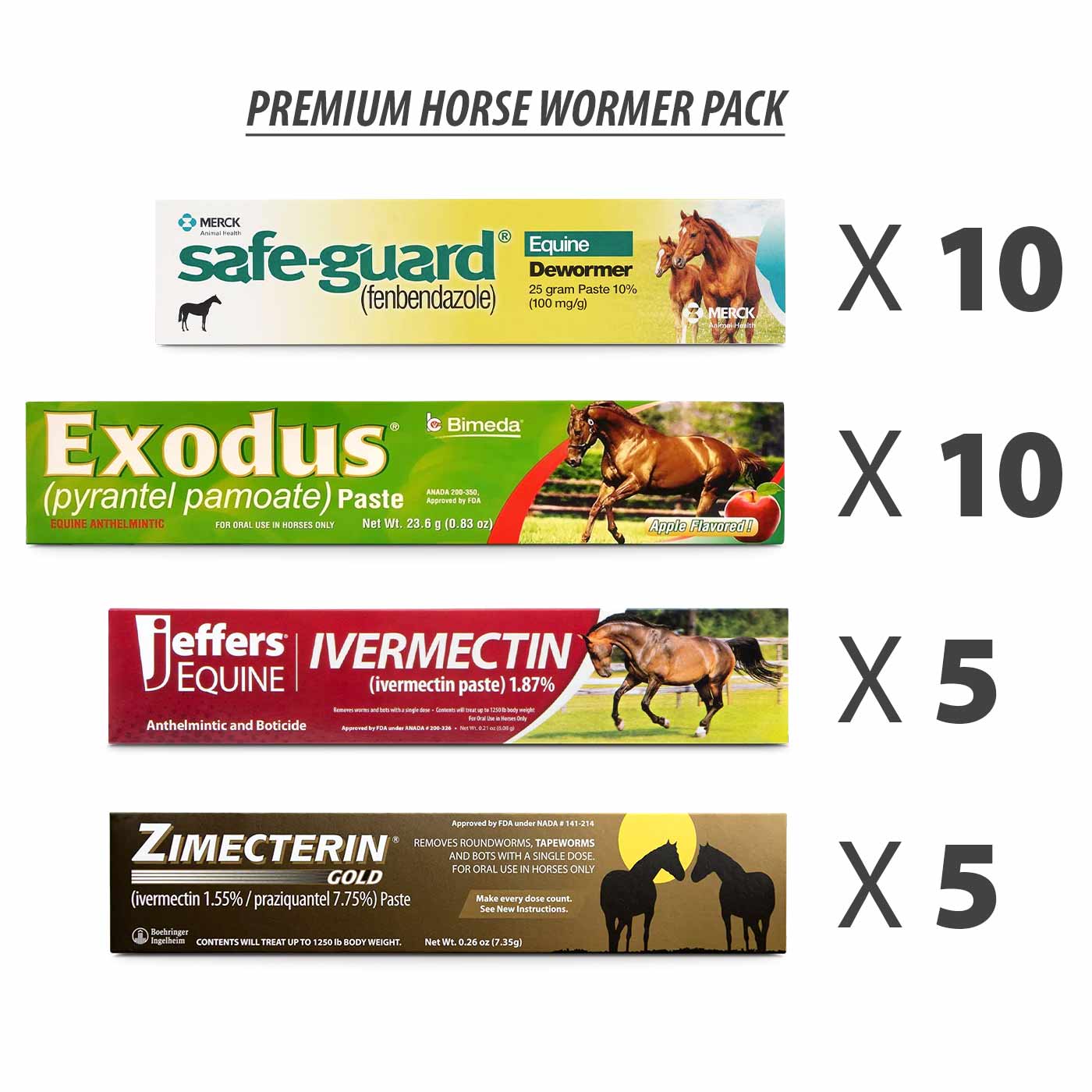 Premium Horse Wormer Kit for 5 Horses - Buy Pet Shop