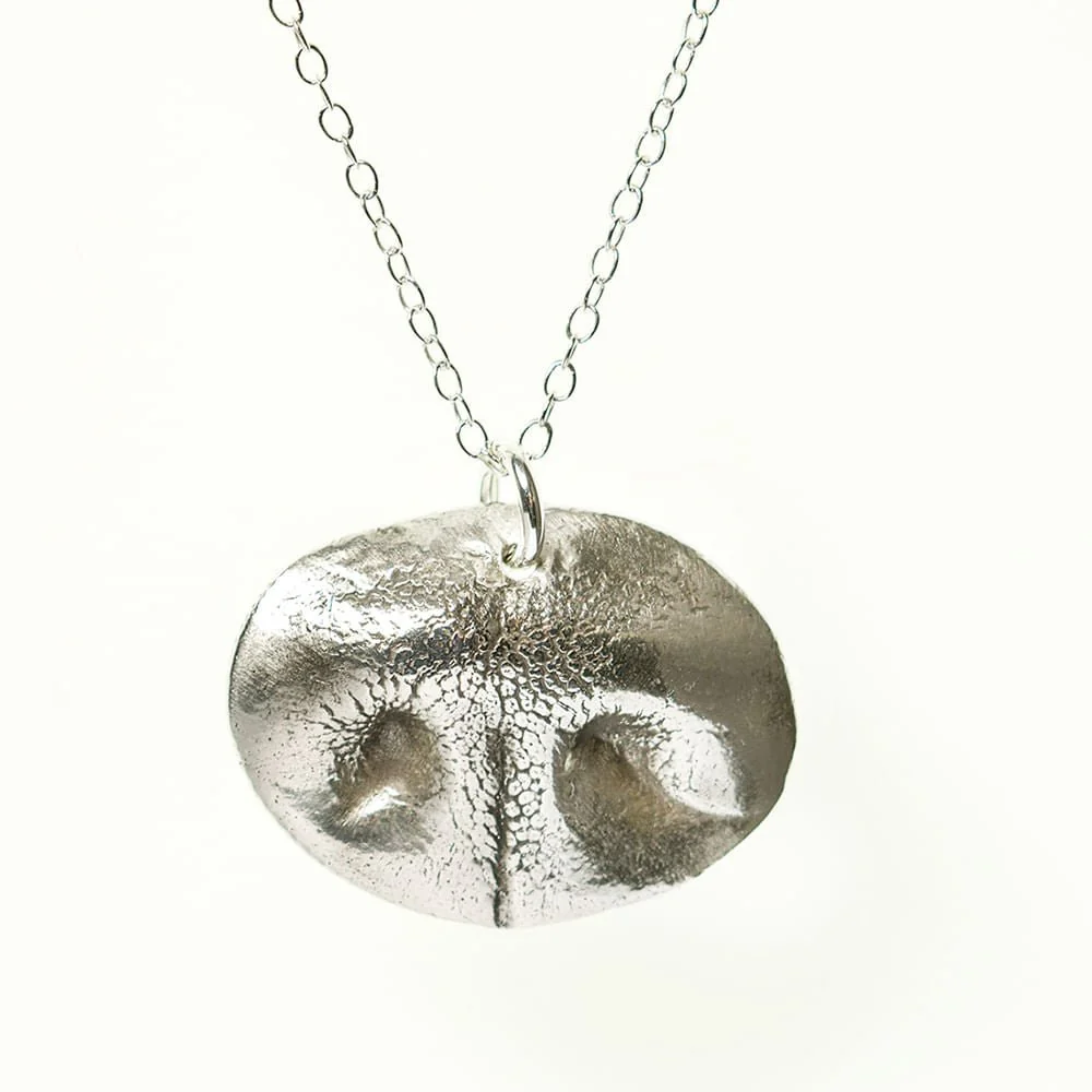 Custom Silver Pet Nose Pendant Kit, 18