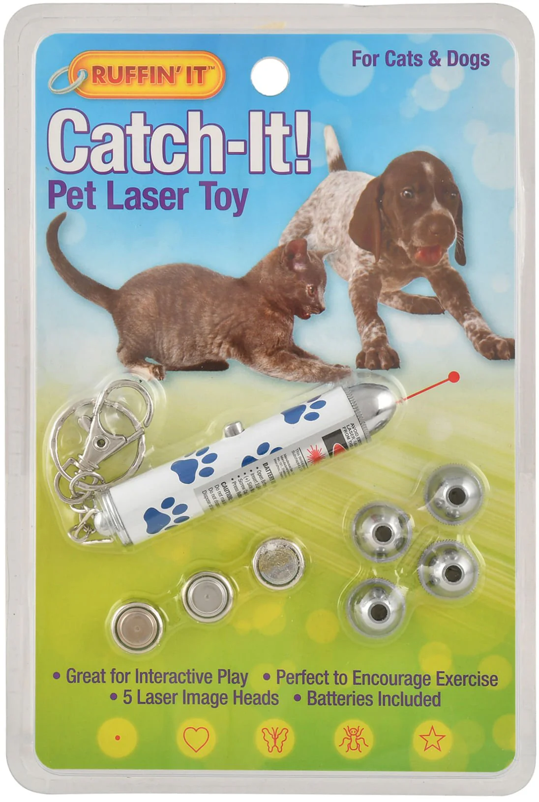 Ruffin' It Catch-It! 5-way Pet Laser Toy - Buy Pet Shop