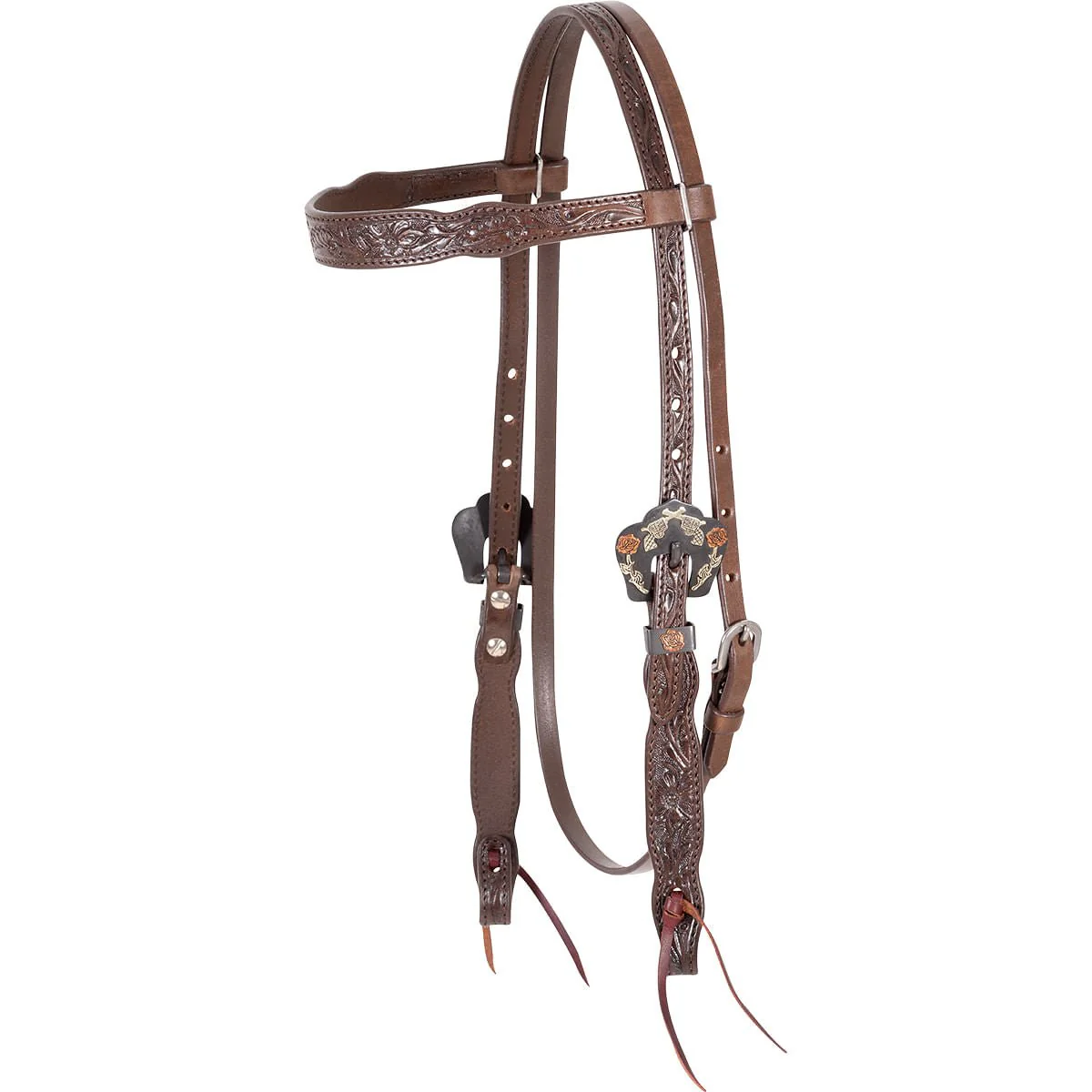 Cashel Guns & Roses Browband Headstall - Buy Pet Shop