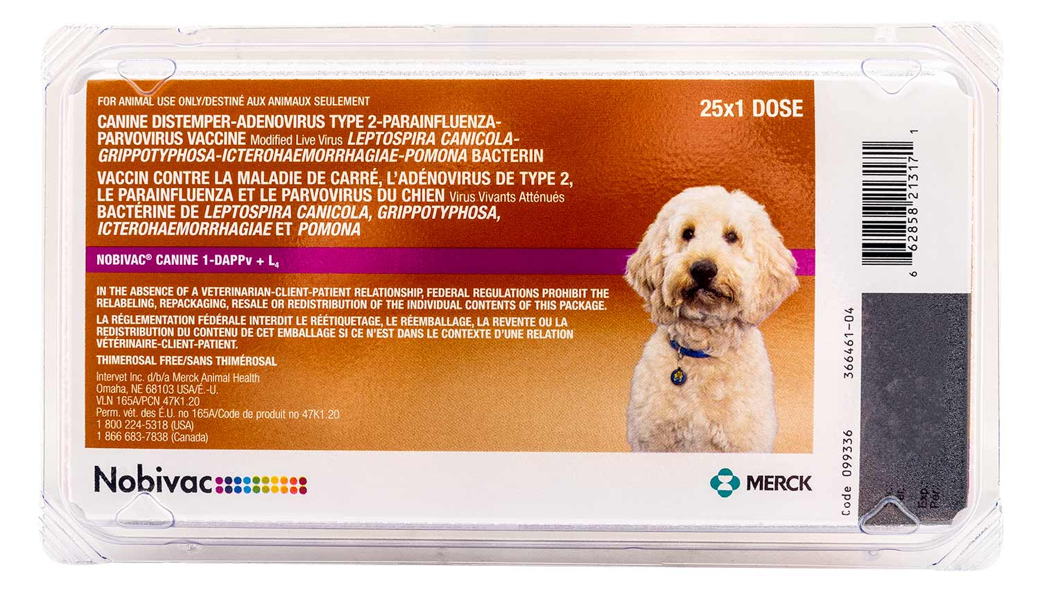Nobivac Canine 1-DAPPv+L4 (9-way shot) Dog Vaccine - Buy Pet Shop