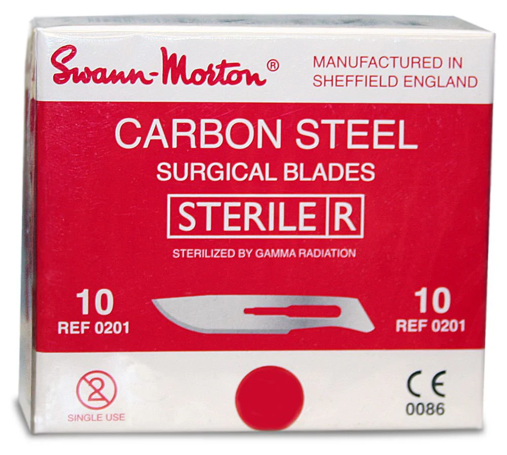 Swann Morton Scalpel Blades, #10, 100 ct - Buy Pet Shop