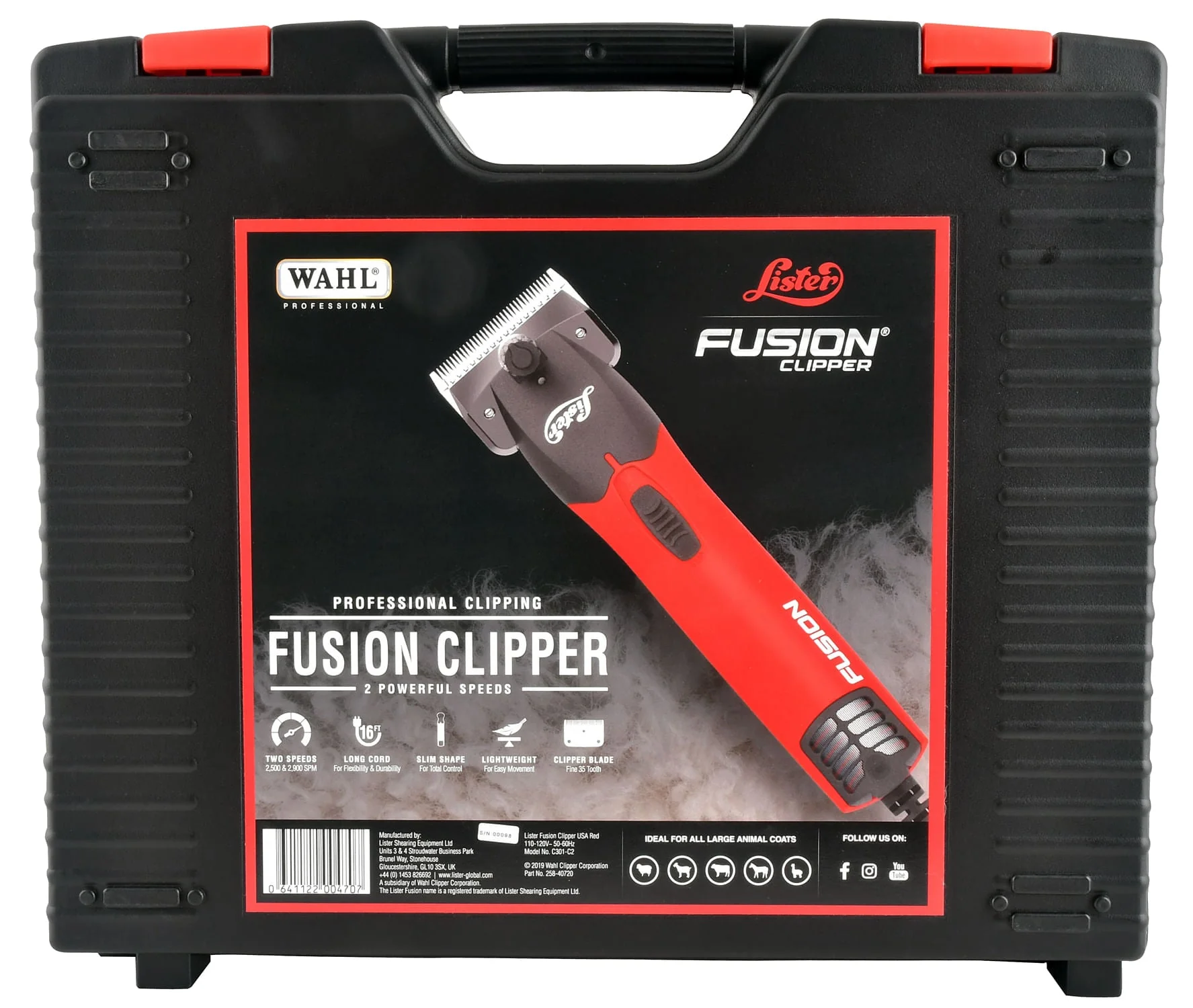 Wahl Red Fusion Clipper - Buy Pet Shop