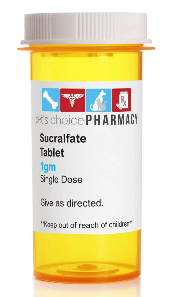 Rx Sucralfate (Generic) Tablets for Horses, Dogs, & Cats, 1 gram - Buy Pet Shop