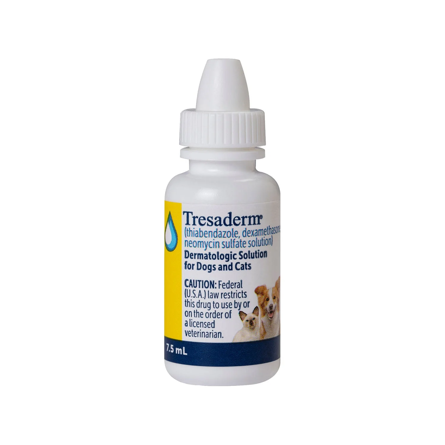 Rx Tresaderm (thiabendazole, dexamethasone, neomycin sulfate solution) Dermatologic Solution for Dogs & Cats - Buy Pet Shop