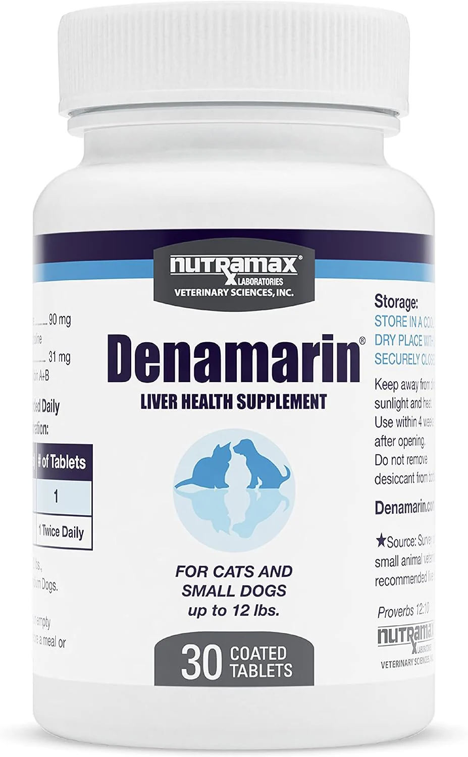Nutramax Denamarin Liver Health Tablets for Dogs and Cats - Buy Pet Shop
