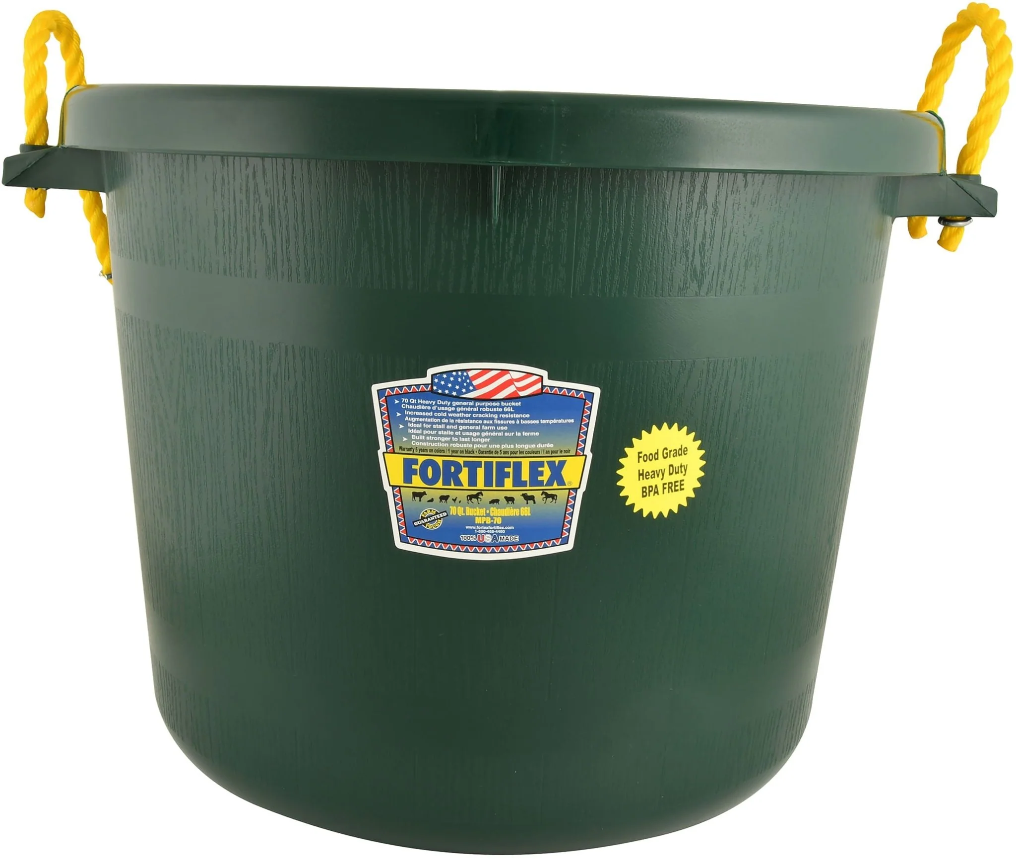 Fortiflex Muck Bucket (Colors) - Buy Pet Shop